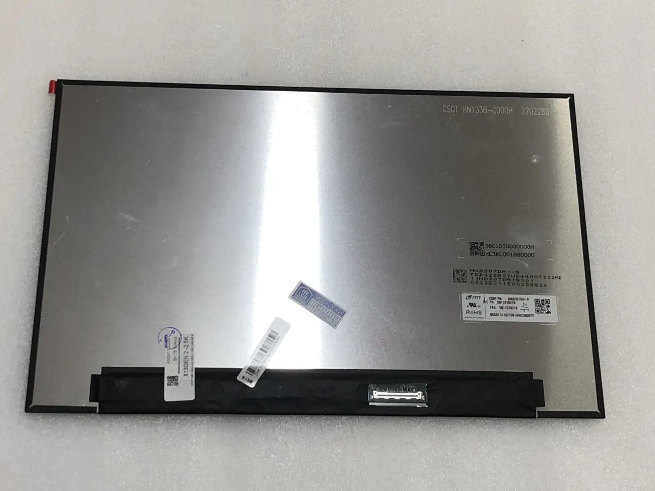 Màn Lenovo x13 gen 2  2.5K mặt trước
