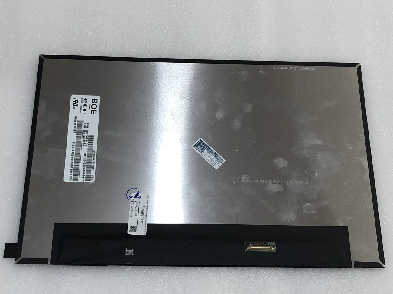 Màn Lenovo X13 GEN 2 mặt trước