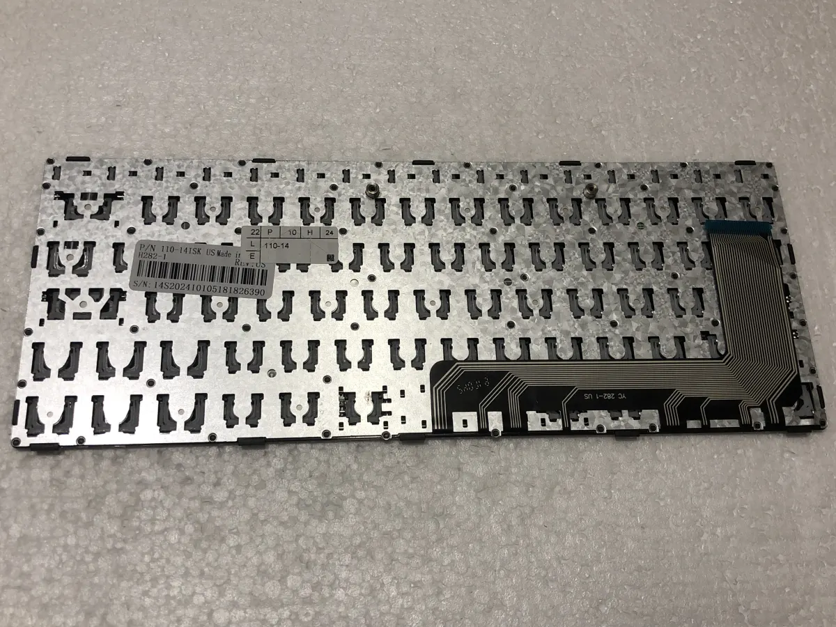 Bàn phím LENOVO 110-14ISK CÁP GÓC (CÓ NÚT NGUỒN) =>Ideapad 110-14, 110-14ISK (CÓ NÚT NGUỒN) mặt sau