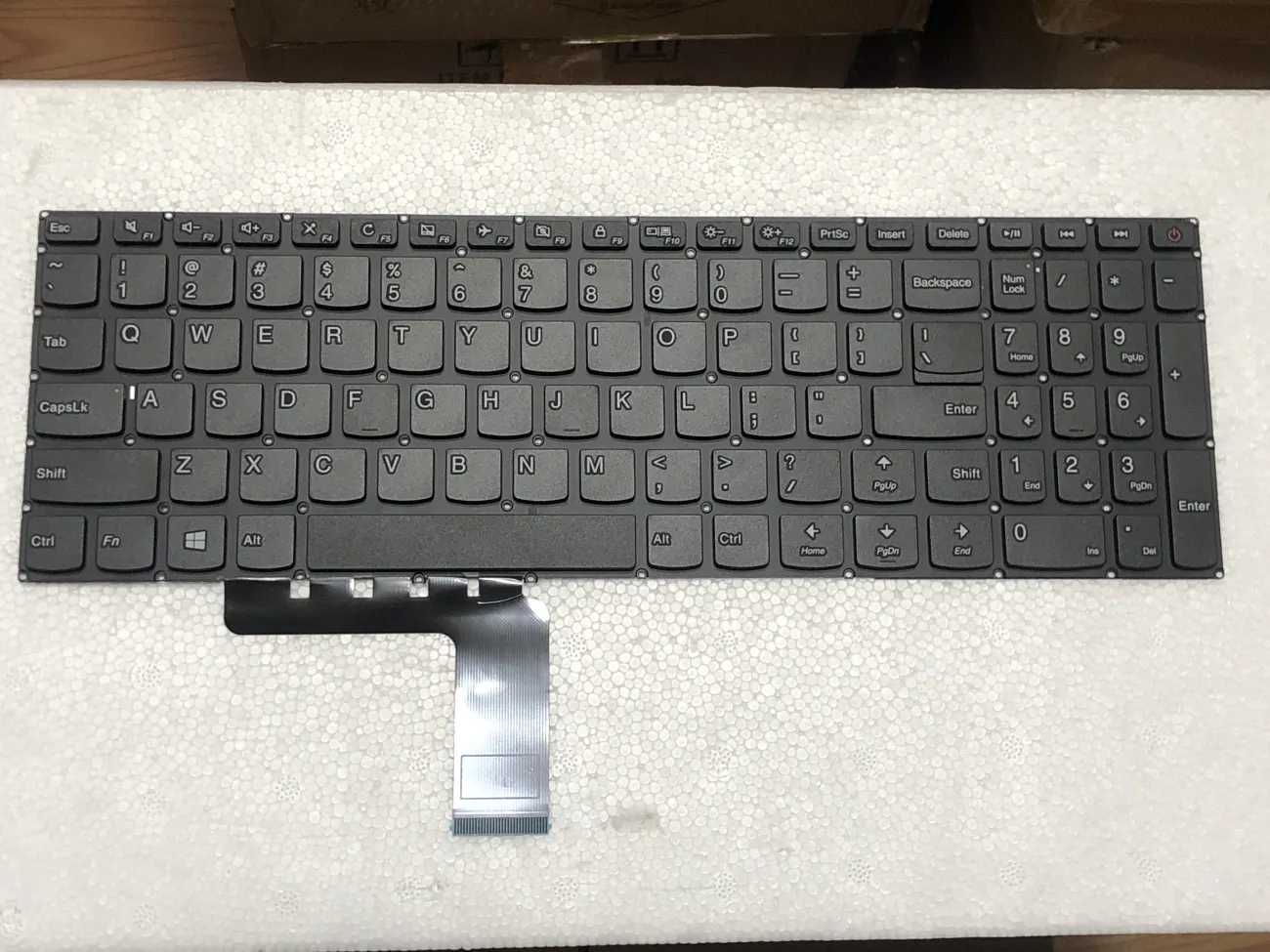 Bàn phím LENOVO IDEAPAD 110-15IBR (CÁP GIỮA) ZIN =>IdeaPad 110 Touch-15ACL, 110-15ACL, 110-15AST, 110-15IBR (CÁP GIỮA, CÓ NÚT NGUỒN) mặt trước