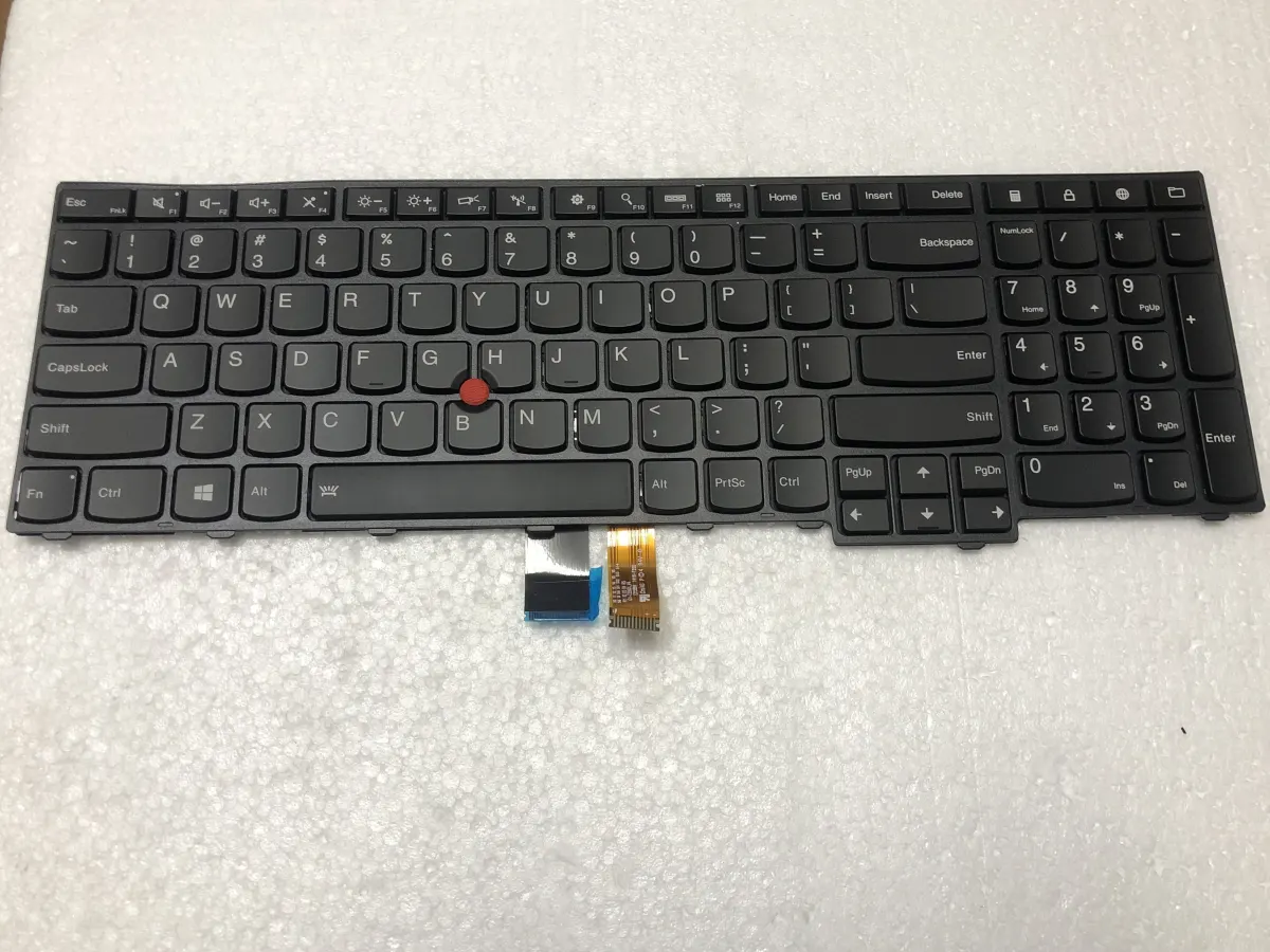Bàn phím LENOVO E540 E531 =CÓ CHUỘT GIỮA= (CÓ ĐÈN,) =>Edge E531 E540, Thinkpad W540 W541 T540P T550 T560 P50s P70s L540 L560 L570 mặt trước