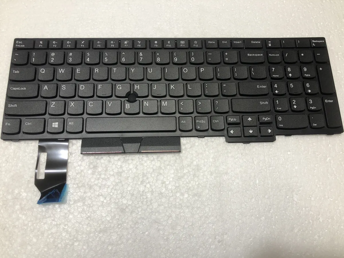 Bàn phím LENOVO E580 =KHÔNG CHUỘT GIỮA= => =>Thinkpad Edge E580 E585 L580 T580 (Cáp góc bên nút ctrl) mặt trước
