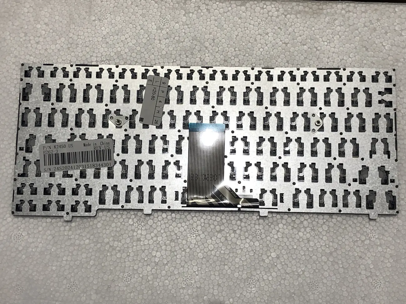 Bàn phím K2450 K20-80 K20-40 K20-45 K20 K2450A K21-70 K21-80 mặt sau