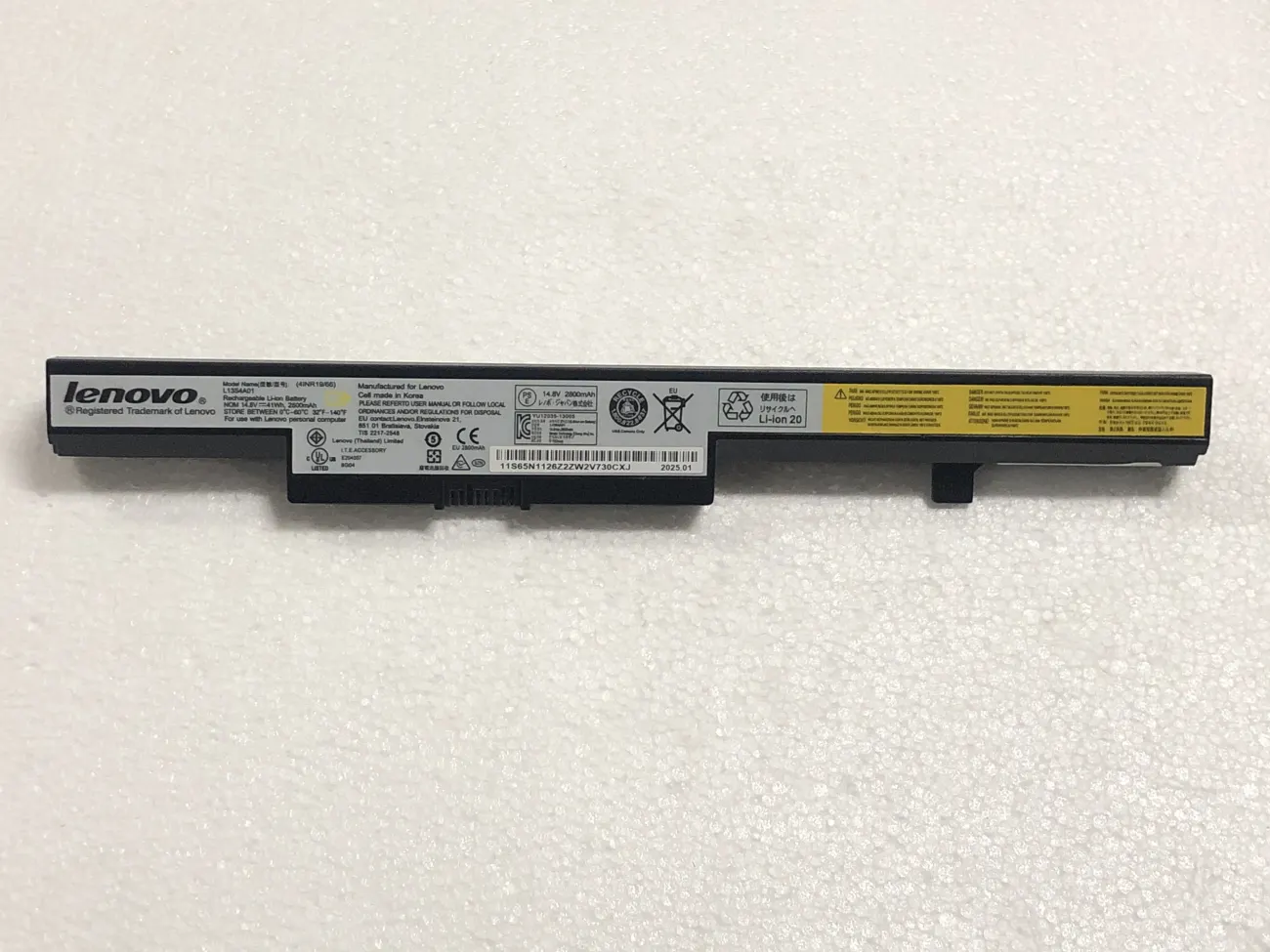 Pin LENOVO B40-70 L13S4A01 (ZIN) - 4 CELL L12M4E55 L12S4E55 L13L4A01 L13M4A01 L13S4A01 mặt trước