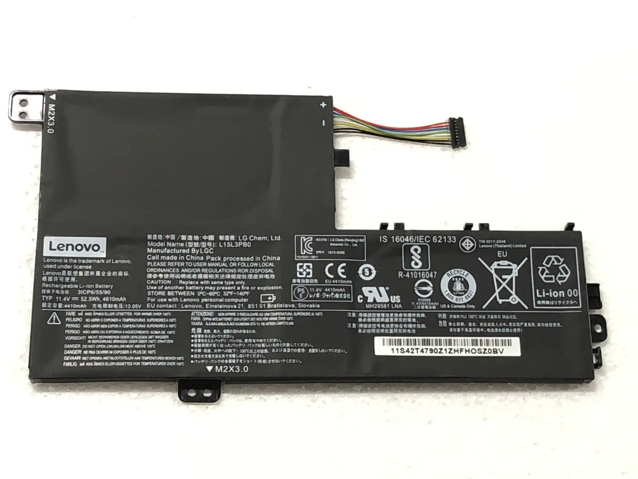 Pin LENOVO 520-14ISK L15M3PB0 (ZIN) - L15C3PB1 mặt trước