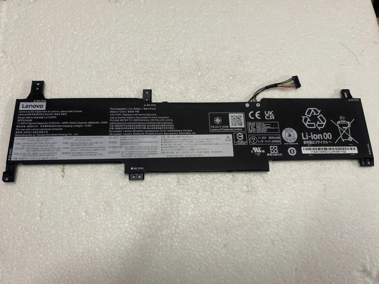 PIN LENOVO IDEAPAD 1 14IGL7 L21C3PF0 (ZIN) - 4 CELL - Lenovo IdeaPad 1 14IGL7, IdeaPad 1 14IJL7, IdeaPad 1 14IAU7, IdeaPad 1 14ADA7, IdeaPad 1 14ALC7, IdeaPad 1 14AMN7, IdeaPad 1 15IGL7, IdeaPad 1 15IJL7, IdeaPad 1 15IAU7, IdeaPad 1 1 mặt trước
