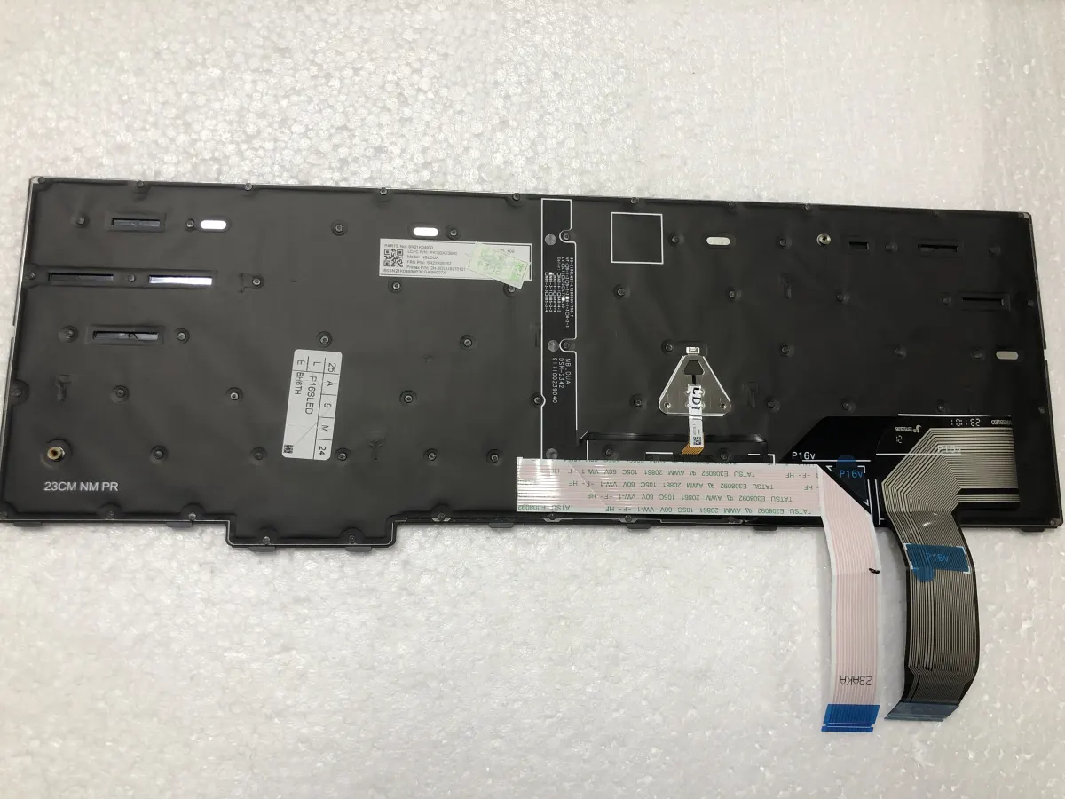 Bàn phím LENOVO THINKPAD T16/P16S GEN 1 2 (CÓ ĐÈN, BH 6TH) - Lenovo Thinkpad T16 Gen 1 (21BV 21BW 21CH 21CJ), T16 Gen 2 (21HH 21HJ 21K7 21K8), Thinkpad P16s Gen 1 (21BU 21BT 21CK), P16s Gen 2 (21HK 21HL 21K9 21KA), Thinkpad L15 Gen 3 (21C3 21C4 21C7 21C8), L15 mặt sau