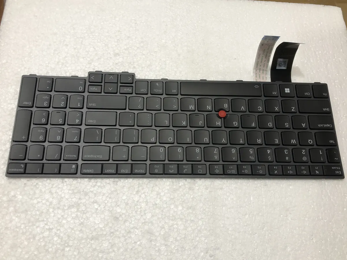 Bàn phím LENOVO THINKPAD T16/P16S GEN 1 2 (CÓ ĐÈN, BH 6TH) - Lenovo Thinkpad T16 Gen 1 (21BV 21BW 21CH 21CJ), T16 Gen 2 (21HH 21HJ 21K7 21K8), Thinkpad P16s Gen 1 (21BU 21BT 21CK), P16s Gen 2 (21HK 21HL 21K9 21KA), Thinkpad L15 Gen 3 (21C3 21C4 21C7 21C8), L15 mặt trước