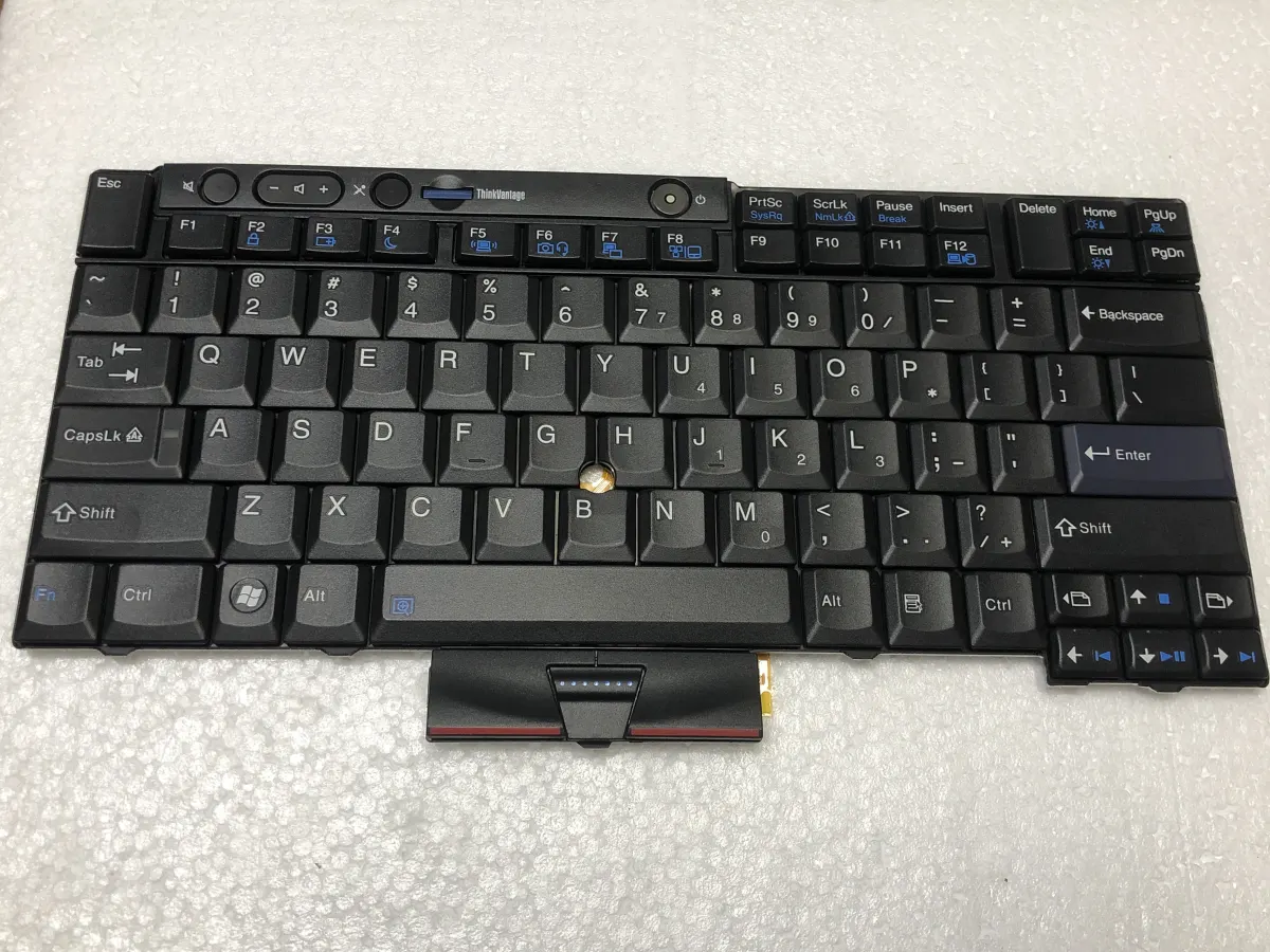 Bàn phím LENOVO T400S/T410 =KO CHUỘT GIỮA= => =>ThinkPad T400s T410 T410s T510 W510 W520 T420 T420s T520 X220 X220s mặt trước