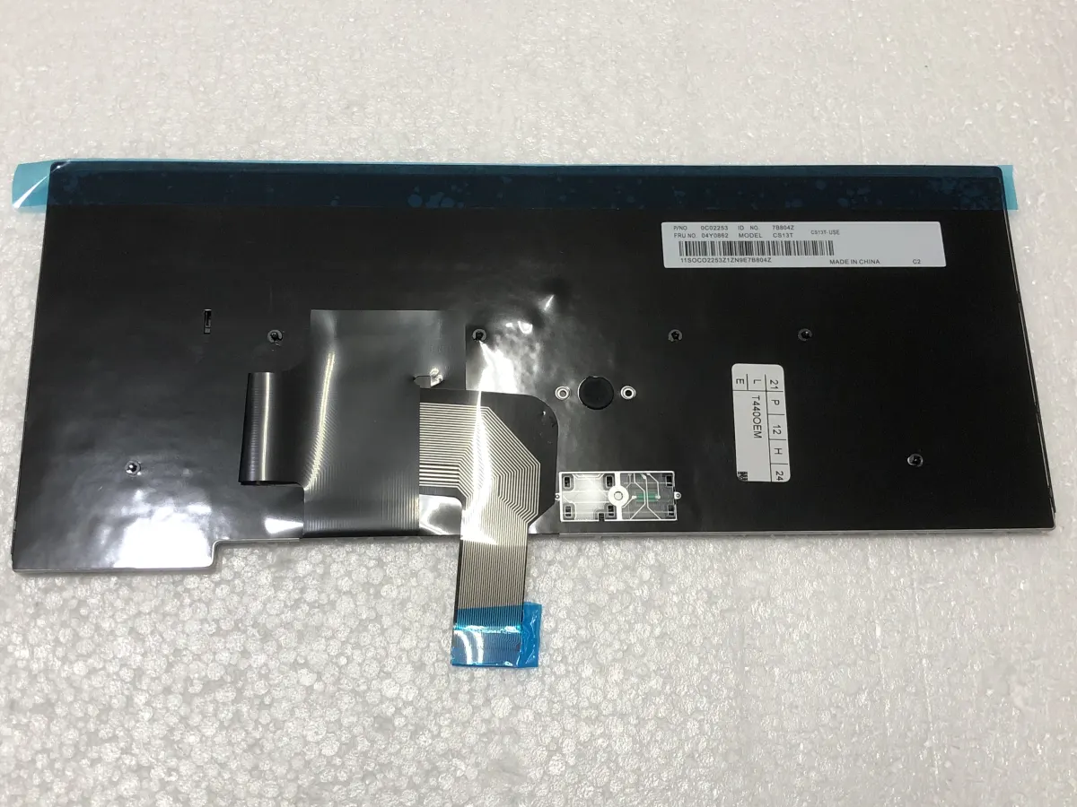 Bàn phím LENOVO T440 =KO CHUỘT GIỮA= => =>Thinkpad T460 T431 T440 T440p T440s T450 T450s E440 E431 L440 L450 L460 L470 mặt sau