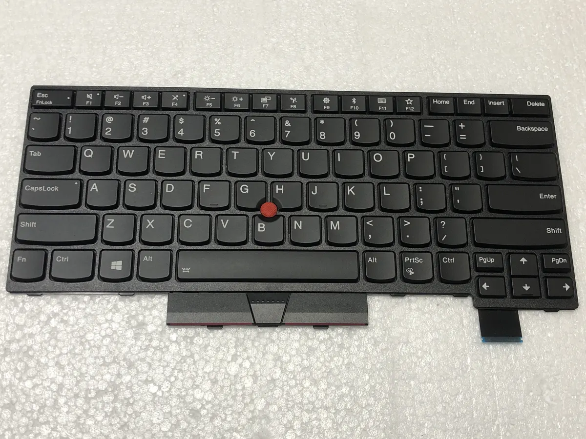 Bàn phím LENOVO T460S T470S =CÓ CHUỘT GIỮA= (US, CÓ ĐÈN,) - KO CÓ NÚT CHUỘT L+R =>ThinkPad T460p T460s T470S T470P mặt trước