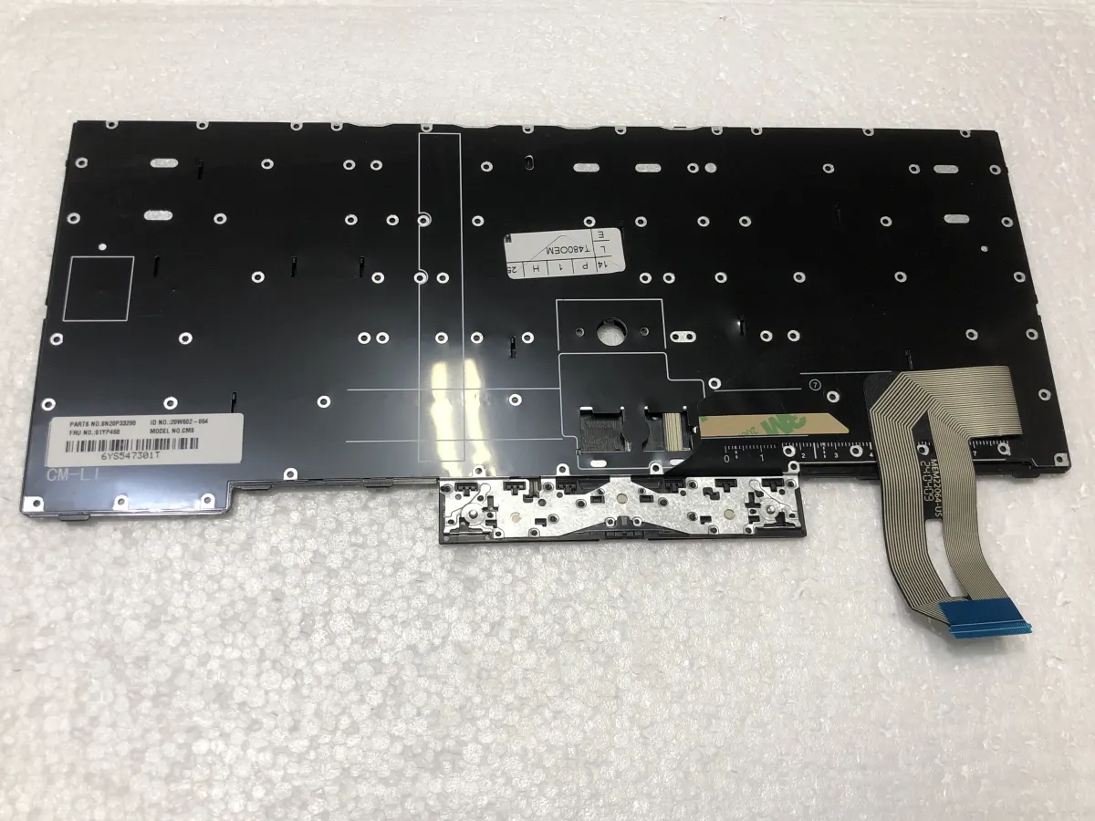Bàn phím LENOVO T480 OEM  KO CHUỘT GIỮA mặt sau