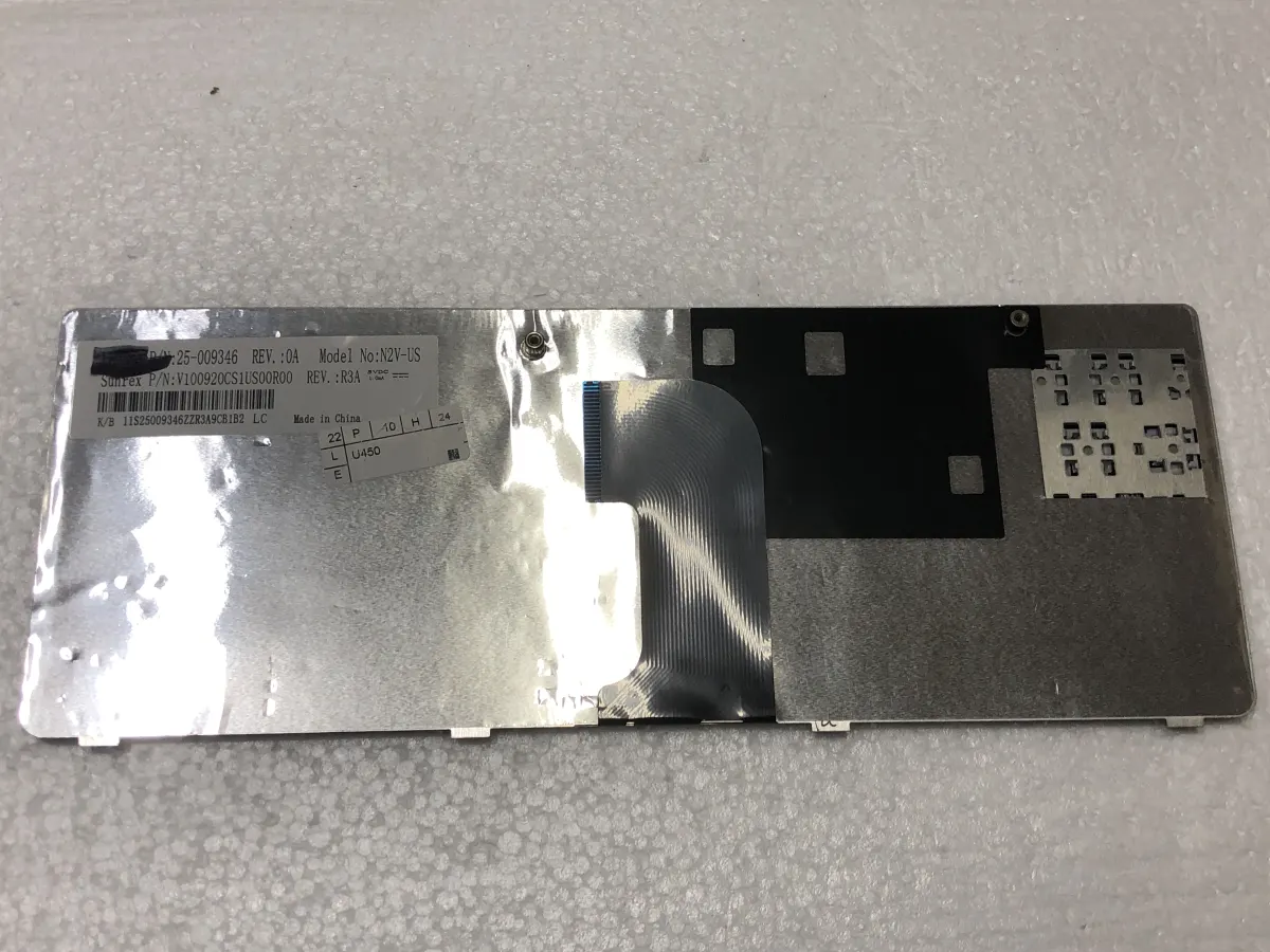 Bàn phím Lenovo U450 mặt sau