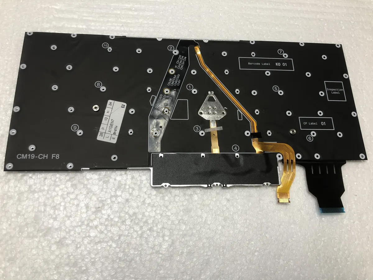 Bàn phím LENOVO THINKPAD X1 CARBON GEN 7th 8th (CORE I THẾ HỆ 9,10) => =>Thinkpad X1 Carbon Gen 7th 8th (2019 2020) mặt sau