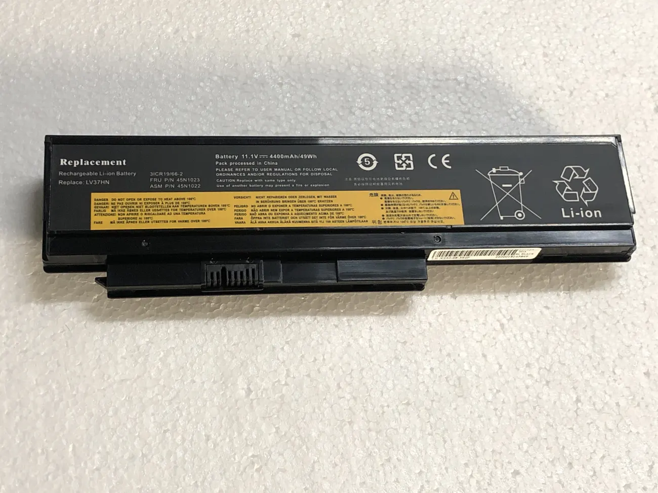 Pin LENOVO X230 OEM mặt trước
