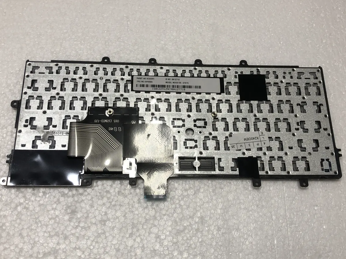 Bàn phím LENOVO X240 =KO CHUỘT GIỮA= => =>Thinkpad X240 X240s X250 X260 X270, 04Y0910 mặt sau