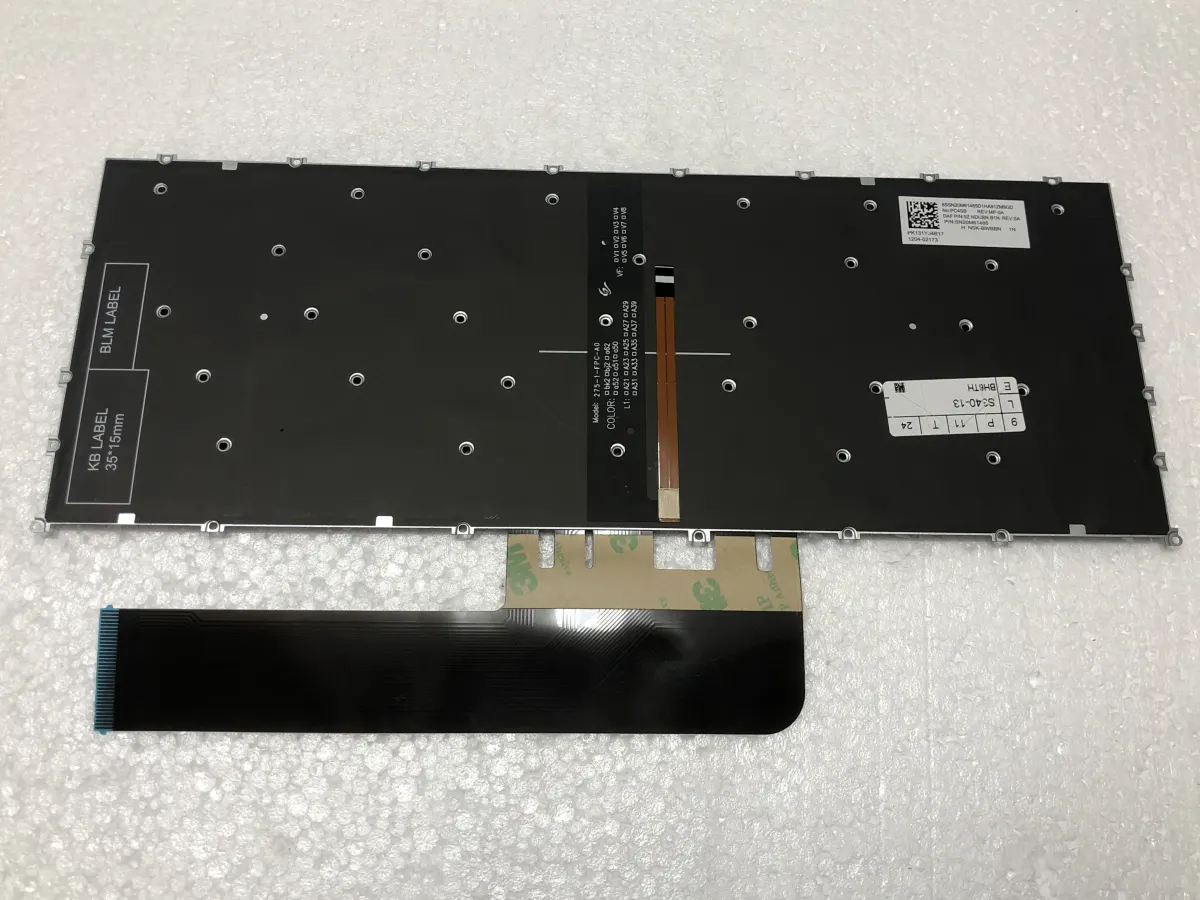Bàn phím LENOVO S340-13IML (CÓ ĐÈN) *CÁP NGỬA* =>Lenovo Ideapad S340-13, S340-13IML mặt sau