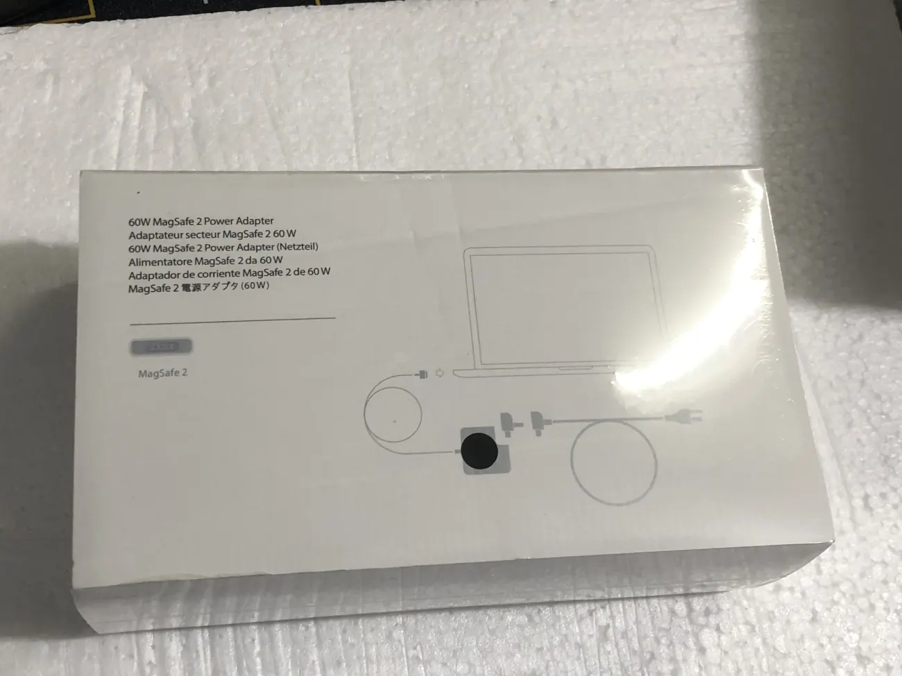 Sạc MACBOOK 60W MS2 2012 OEM FULLBOX mặt sau