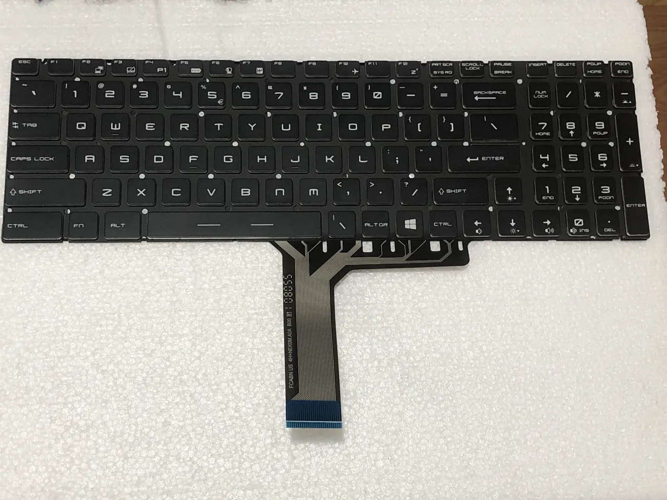 Bàn phím MSI GE62 (CÓ ĐÈN, ) =>Steelseries CX62 CX72 GE62 GE72 GS60 GS70 GV62 GT62 GT72 GL62 GL72 WS60 GP63 GP73 GF62 GF72 mặt trước