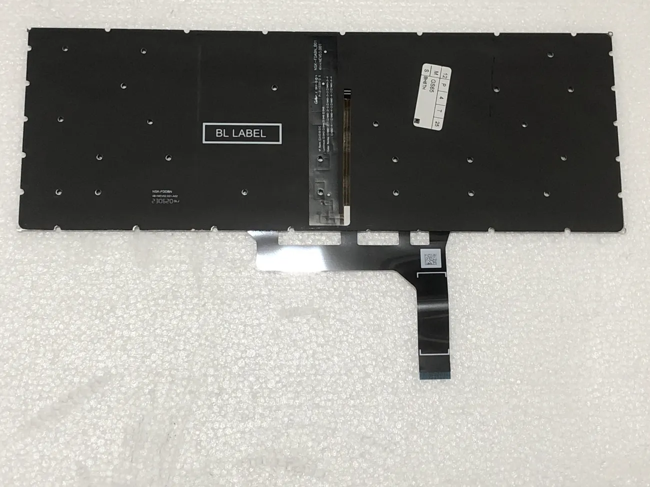 Bàn phím MSI GS65 LIGHT, GS 65 đèn mặt sau