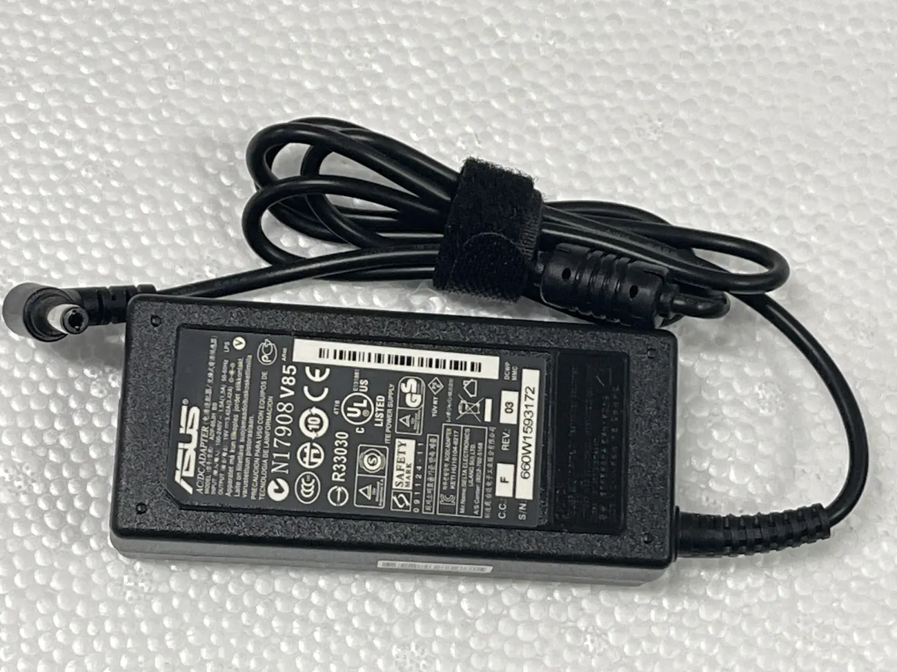 Sạc ALL (for asus lenovo toshiba) 19V-3.42A 65w zin Miao chân thường 5.5x2.5mm mặt trước