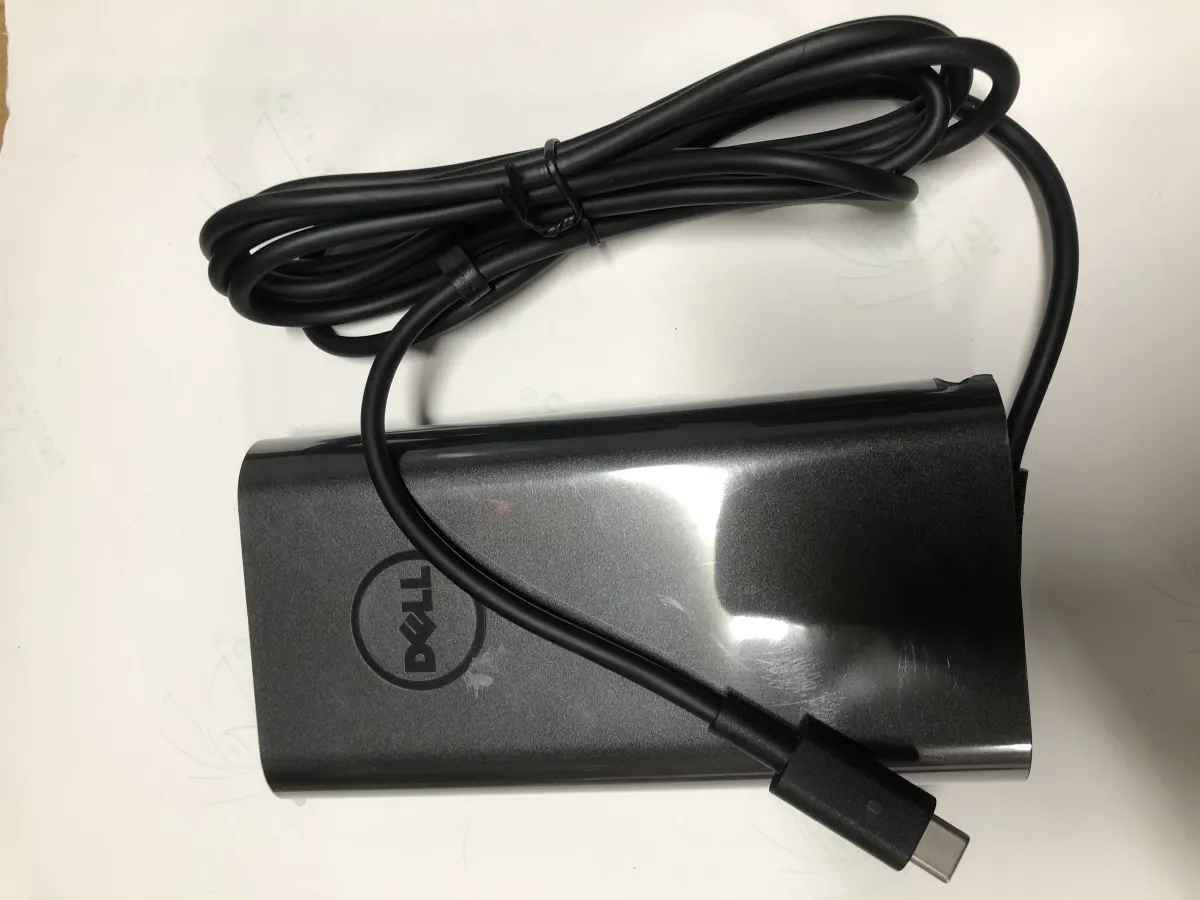 Sạc Dell 19.5v-4.62A 90W bầu dục, Oval TypeC mặt sau
