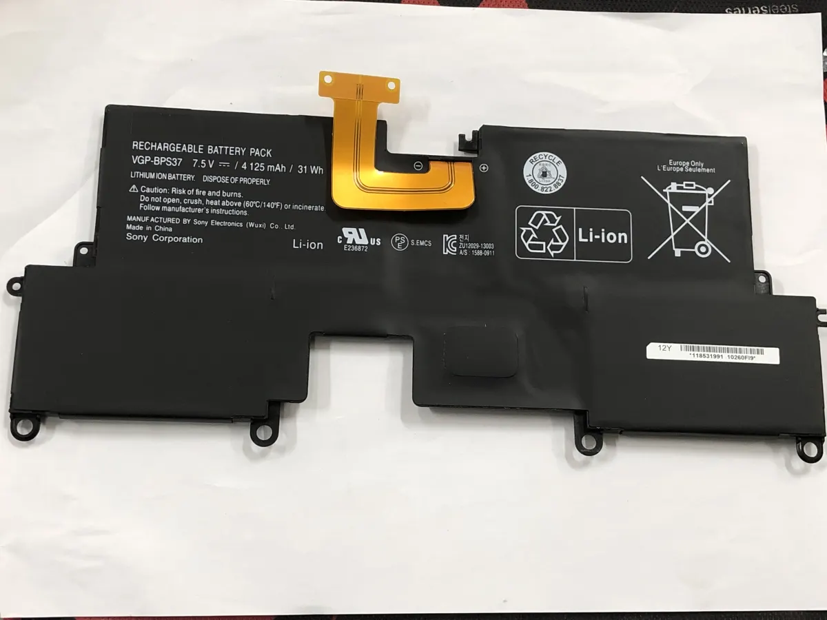 Pin SONY BPS37 (ZIN) - 2 CELL mặt trước