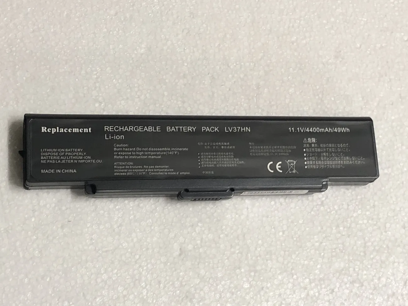 Pin SONY BPS9 ĐEN OEM mặt trước