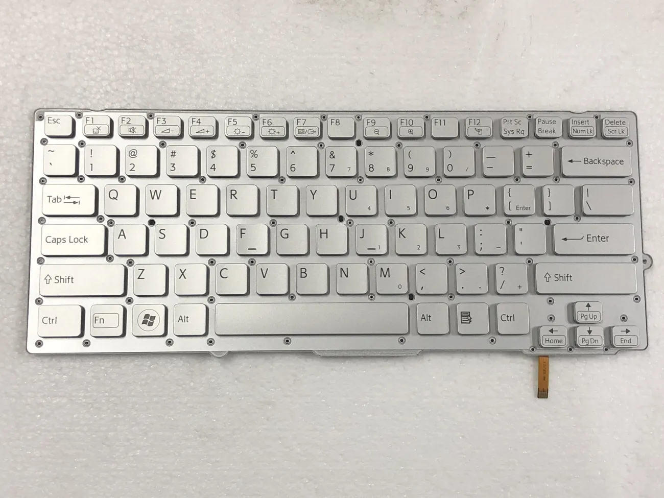 Bàn phím SONY SB BẠC (CÓ ĐÈN, ) =>VPCSB, VPCSA, VPCSC mặt trước