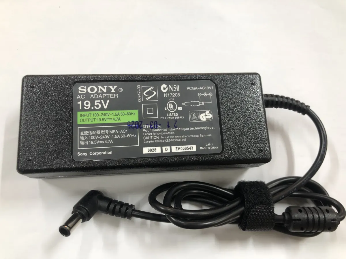 Sạc Sony 19.5V- 4.7A OEM mặt trước