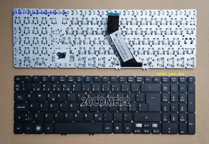 Bàn phím dùng cho laptop Acer Aspire M5-582 M5-582PT