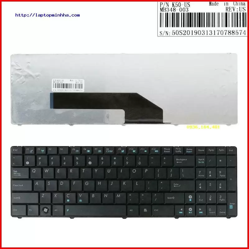 Bàn phím dùng cho laptop Asus K60IJ