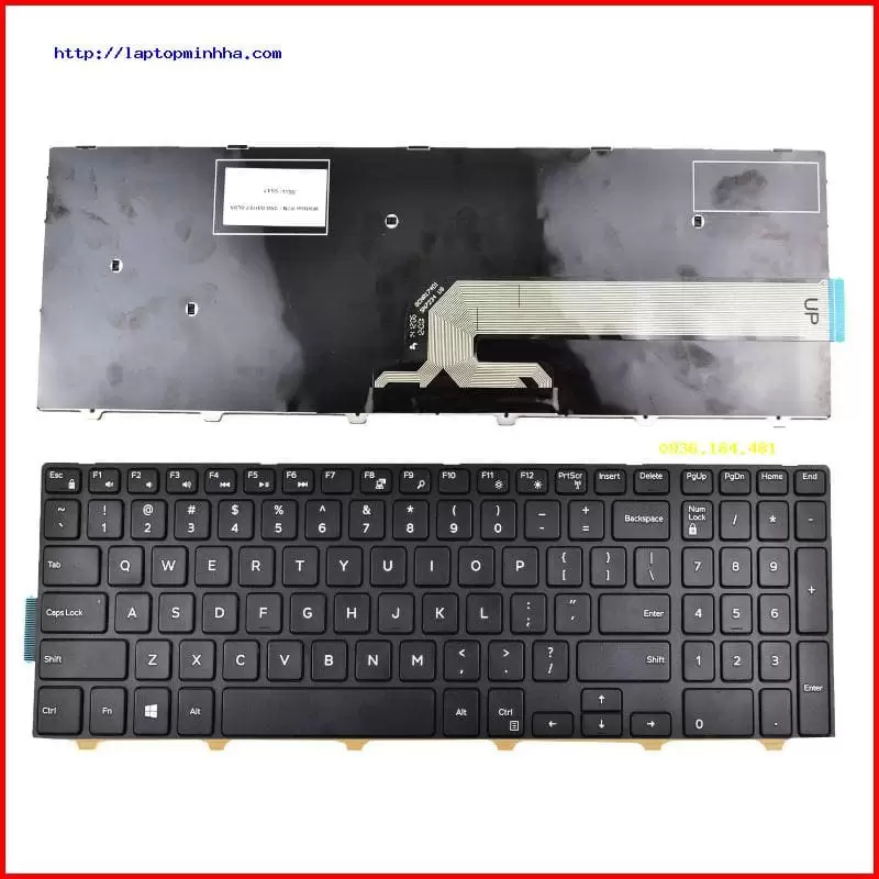 Bàn phím dùng cho laptop Dell Inspiron 5557