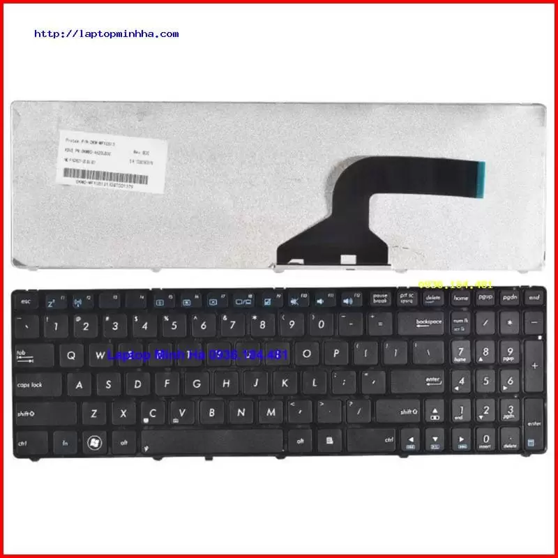 ảnh phóng to đại diện của  Bàn phím laptop Asus K52F