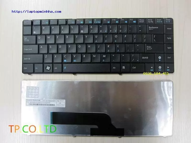 Bàn phím dùng cho laptop Asus k40ab k40an k40e k40ij k40in