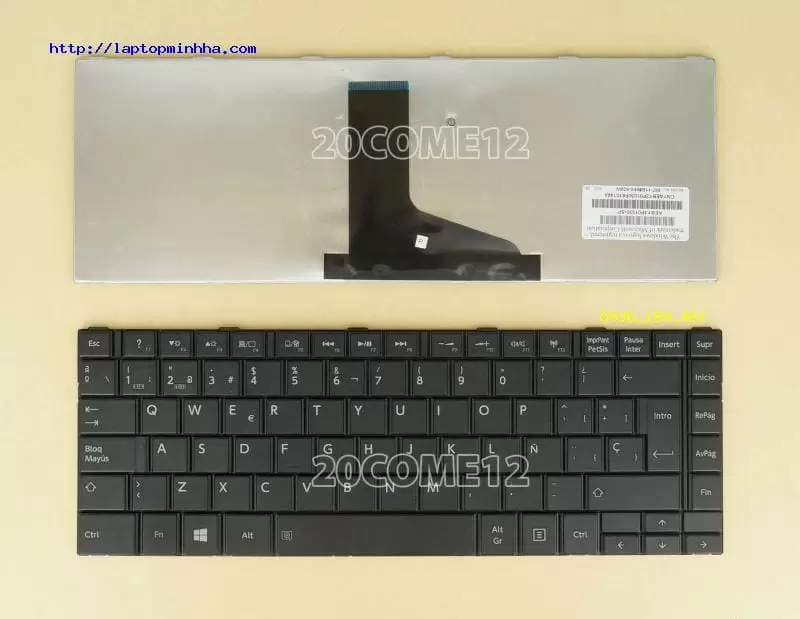 Bàn phím dùng cho laptop Toshiba Satellite L800