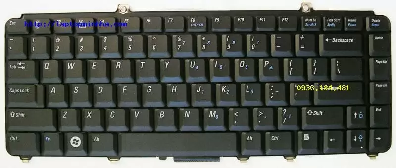 Bàn phím dùng cho laptop Dell XPS 1330
