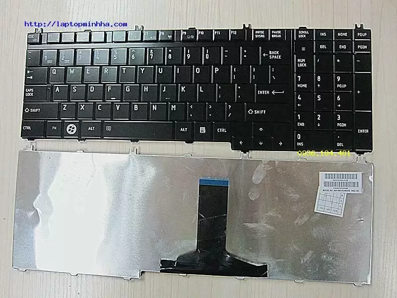 Bàn phím dùng cho laptop Toshiba Satellite L350