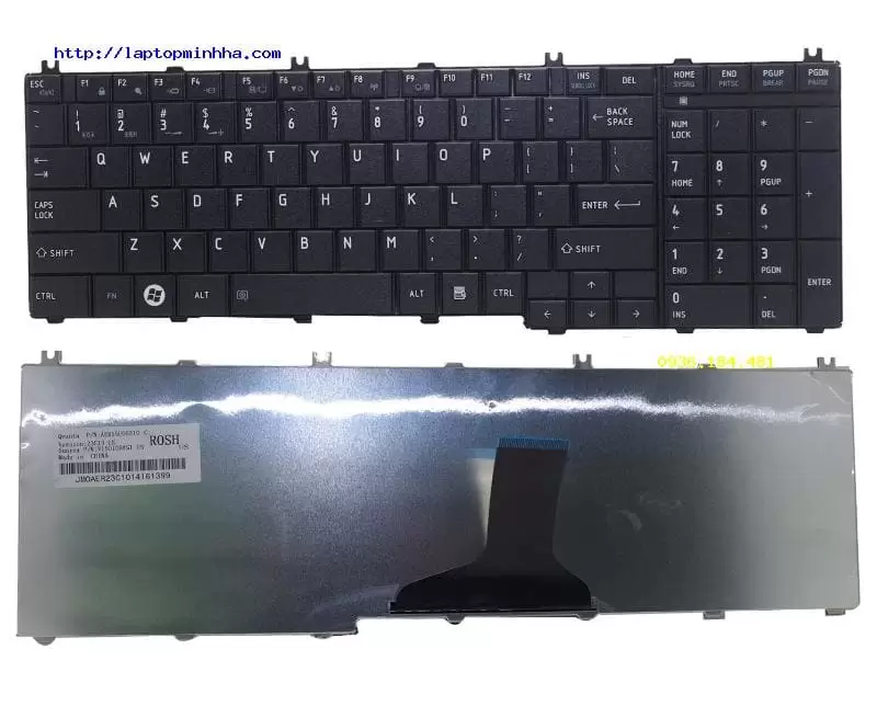 Bàn phím laptop Toshiba Qosmio X505-Q850