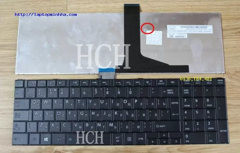 Bàn phím dùng cho laptop Toshiba Satellite L875D