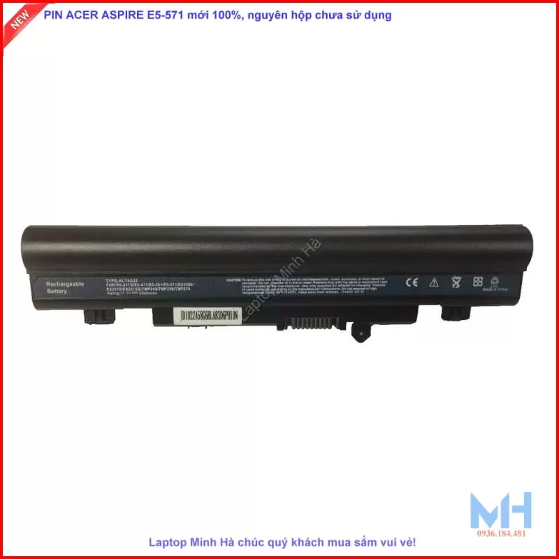 Pin dùng cho laptop Acer Aspire E5-572, Aspire E5-572G, Aspire E5-572P