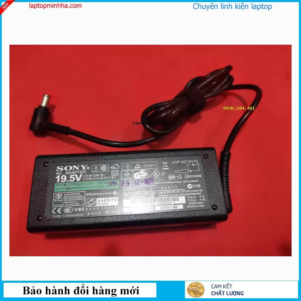 Sạc laptop Sony VAIO VPC-EH11FX/W chất lượng tốt