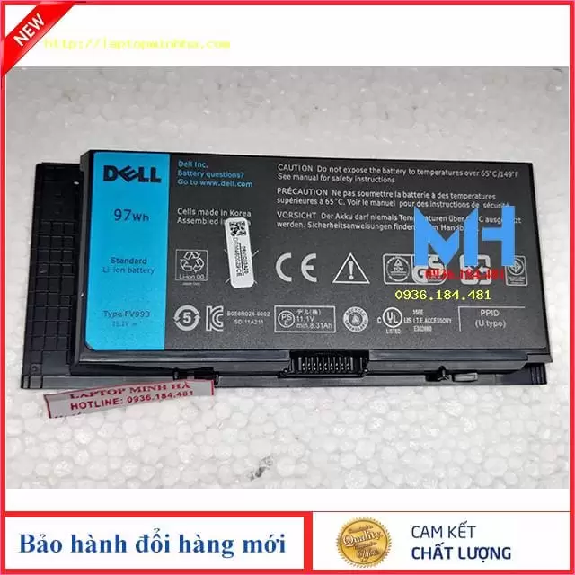 Ảnh pin Dell Dell Precision M6600 M4800 M4600 M4700 M6800 M6700