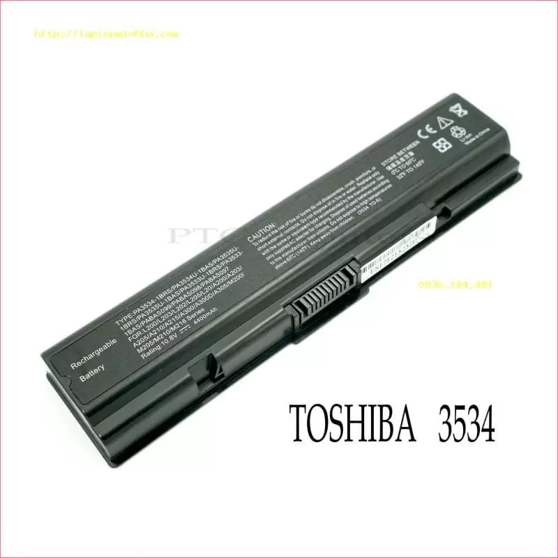 Pin laptop TOSHIBA EQUIUM A300D, A300D-13X, A300D-16C