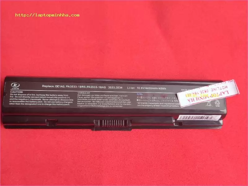 Pin laptop TOSHIBA SATELLITE PRO SP-L550, L550-16Z, L550-170, L550 series