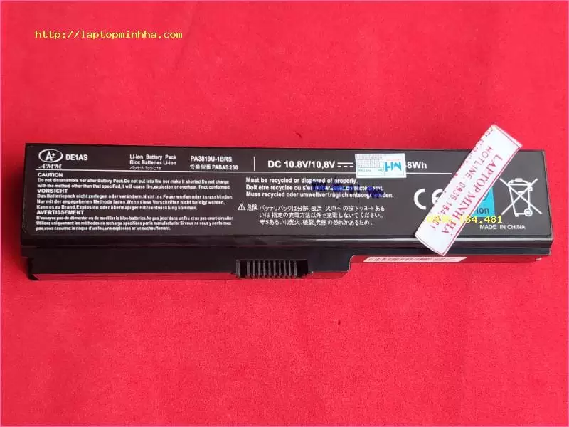 Pin laptop Toshiba Dynabook EX/66MBL, EX/66MRD, EX/66MWH