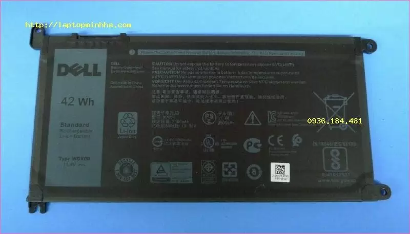 Pin laptop Dell P79G Zin
