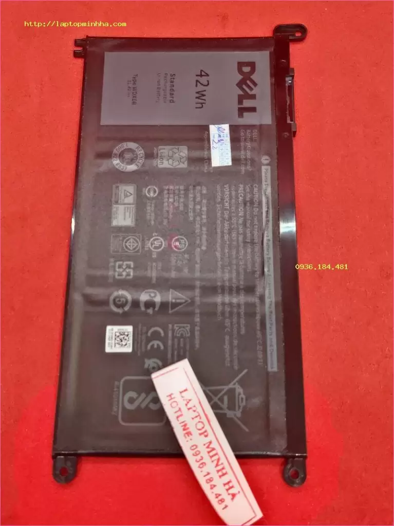 Pin laptop Dell WDX0R Series Zin