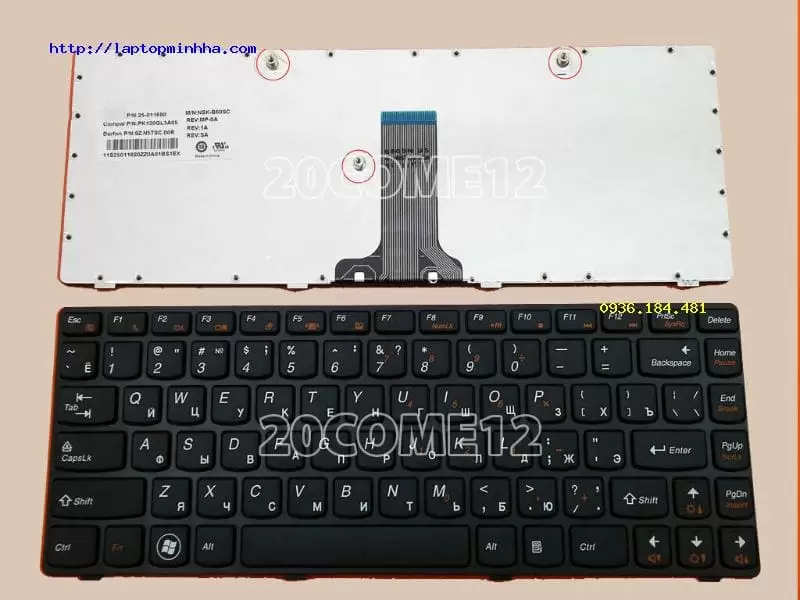 Bàn phím dùng cho laptop Lenovo V480C