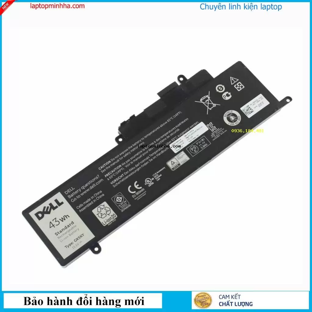 Pin laptop Dell P57G